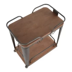 Oregon Industrial Bar Cart Antique - LumiSource -Home Style Deals Store GUEST 404a0f23 7c8c 49eb a38f e42ff44b9d5f
