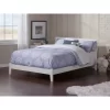 King Orlando Platform Bed White - AFI