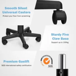 Tangkula Armless Mesh Office Chair Ergonomic Swivel Computer Desk Chair Height Adjustable Task Chair For Adults And Kids -Home Style Deals Store GUEST 40aebd33 2d93 46f8 8fdb b9e8d7777c7d