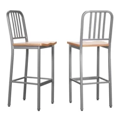 Set Of 2 Frazier Metal Barstools - Linon -Home Style Deals Store GUEST 40e10489 9a48 4ad9 85ca 6fed1a49cef5