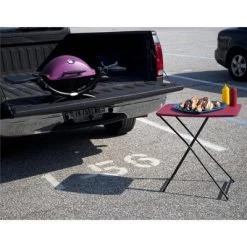 18" X 26" 2pk Adjustable Height Personal Folding Tailgate Table Black - Room & Joy -Home Style Deals Store GUEST 42a18d7c 13ef 4419 bc19 1d306e56fe75