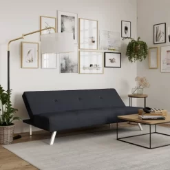 Sorenson Convertible Futon Sofa Bed Charcoal - Serta -Home Style Deals Store GUEST 42c7dc0f 0237 407c a304 10bec7e90c19