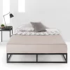 10" Modernista Metal Platform Bed Frame Black - Mellow
