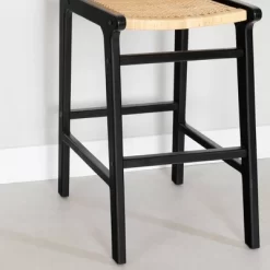 Balka Rattan Barstool Rattan/Black - South Shore -Home Style Deals Store GUEST 45d70e8d d918 41e8 9921 6a9d2d91ad71