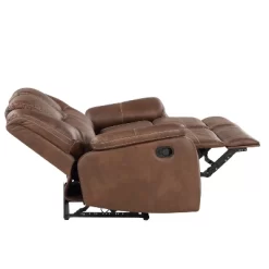 Katrine Manual Reclining Loveseat Brown - Steve Silver Co. -Home Style Deals Store GUEST 461ef20f 62c4 4316 b3b8 1e63a315925f