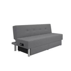 Wilton Dream Convertible Futon Sofa Bed Charcoal - Serta -Home Style Deals Store GUEST 46476d34 8f03 433a 9291 d6518bbccbc9