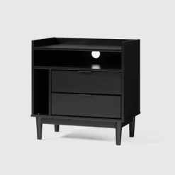 Mid-Century Modern Solid Wood 2 Drawer Nightstand - Saracina Home 26 Mid-Century Modern Solid Wood 2 Drawer Nightstand - Saracina Home -Home Style Deals Store GUEST 471de06c aa0a 4e0d 974b 9de0af040ec7