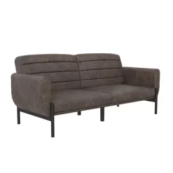 Ash Futon Distressed Faux Leather - Room & Joy -Home Style Deals Store GUEST 4789f921 bd8f 4d5d b06b 6412e05a788c