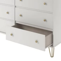 6 Drawer Finley Dresser White - Novogratz -Home Style Deals Store GUEST 47db4d74 70fc 45a6 aa76 fc193a104db3