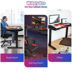 Costway Electric Standing Gaming Desk Sit To Stand Height Adjustable Splice Board -Home Style Deals Store GUEST 48b1314e d203 4ce2 9fcd 4b4e79ae1119