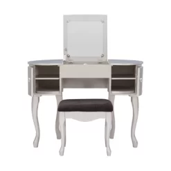 Paloma Vanity Set Silver - Linon -Home Style Deals Store GUEST 491e13d1 1a35 4e5b b69a e708a39dd535