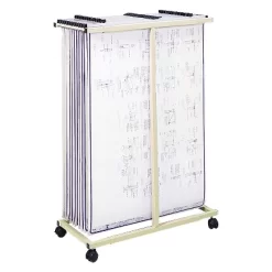 Safco Vertical File 2-Drawer Specialty Cabinet Mobile/Ped Tropic Sand 5059