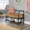 North Avenue Entryway Bench With Hidden Storage And Shelf Sindoori Mango - Sauder