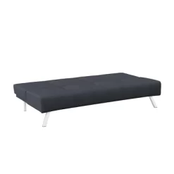 Sorenson Convertible Futon Sofa Bed Charcoal - Serta -Home Style Deals Store GUEST 4c259227 c987 4a2a 8c13 ccec2ec89cba
