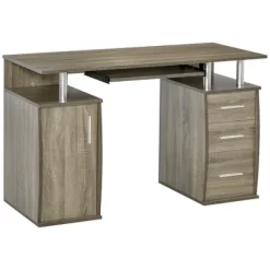 HOMCOM 47" Computer Desk With Keyboard Tray And Storage Drawers, Home Office Workstation Table With Storage Shelves 12 HOMCOM 47" Computer Desk With Keyboard Tray And Storage Drawers, Home Office Workstation Table With Storage Shelves -Home Style Deals Store GUEST 4c6e989d 4475 4c04 8ae4 c9aea510f0ea