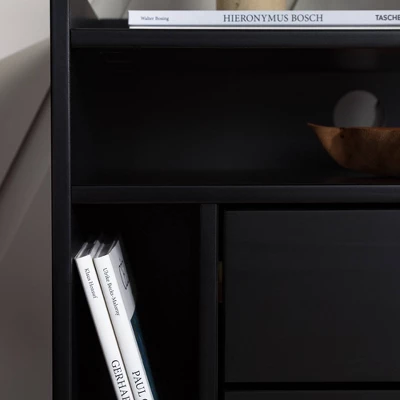 Mid-Century Modern Solid Wood 2 Drawer Nightstand - Saracina Home 11 Mid-Century Modern Solid Wood 2 Drawer Nightstand - Saracina Home - Image 11