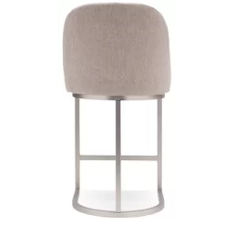 Set Of 2 Barrelback Counter Height Barstool With Metal Base Pewter/Oatmeal Linen - Leick Home -Home Style Deals Store GUEST 4dd6ded6 a496 43b3 a672 618a91ff7761