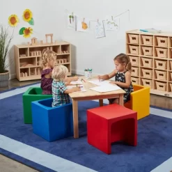 ECR4Kids Tri-Me Adaptable Kids Cube Chair, Indoor Outdoor Plastic, 3-in-1 Multipurpose Table/Seat -Home Style Deals Store GUEST 4e1d5fa9 da76 4fce 8704 a903fa8c54f4