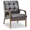 Mid-Century Masterpieces Club Chair Brown - Baxton Studio