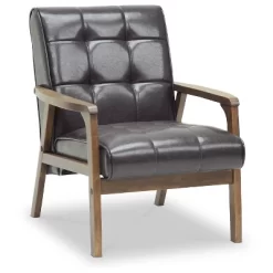 Mid-Century Masterpieces Club Chair Brown - Baxton Studio