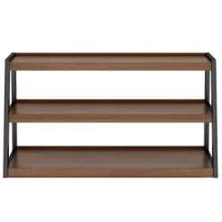 Hawkins Metal/Wood TV Stand For TVs Up To 50" Dark Brown - WyndenHall -Home Style Deals Store GUEST 4ec26c89 48c9 4d22 8dc2 d844135adbc5
