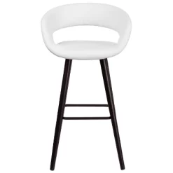 Merrick Lane Wood Ultramodern Bar Counter Stool With Upholstered Seat -Home Style Deals Store GUEST 4ee0e9ee eeac 4416 b977 4511489327c5