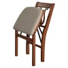 2pc French Cane Folding Chairs Cherry - Stakmore