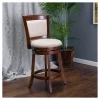 26" Mallik Swivel Counter Height Barstool Beige - Christopher Knight Home