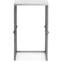 Berlin Solid Marble Side Table White - Finch -Home Style Deals Store GUEST 518566c6 ad95 4ec5 8ccf 69638baff81a
