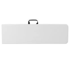 Emma And Oliver 10.25"Wx71"L Portable Bi-Fold Granite White Plastic Bench -Home Style Deals Store GUEST 52a671bf 5a95 4248 92b0 1d6802d449d3