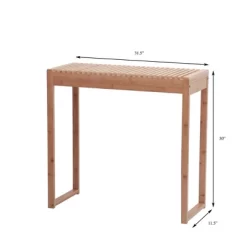 Cambridge Bamboo Entryway Console Table Natural - Proman Products -Home Style Deals Store GUEST 53690c86 79a8 4d2b 991b 25a9e39bdb48