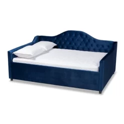 Perry Velvet Daybed - Baxton Studio -Home Style Deals Store GUEST 53bf1a65 7272 48a3 b6ca 97570c31a31e
