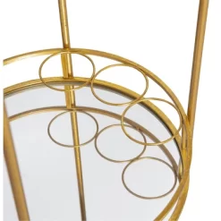Round Metal Bar Cart Gold - Linon 13 Round Metal Bar Cart Gold - Linon -Home Style Deals Store GUEST 54a81f07 6d98 4cf3 a42b cabc4678a0a3