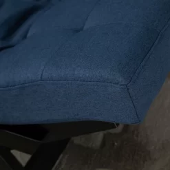 HOMCOM Single Person 3 Position Convertible Chaise Lounger Sofa Bed With 2 Large Pillows And Oak Frame -Home Style Deals Store GUEST 54aec3b6 23da 40c6 b981 ec544c66c74e