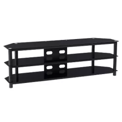 Travers Open Shelves TV Stand For TVs Up To 82" Black - CorLiving 13 Travers Open Shelves TV Stand For TVs Up To 82" Black - CorLiving -Home Style Deals Store GUEST 54f85528 267a 418b bedf 533a44ec7149