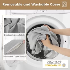 Costway 4-in-1 Convertible Folding Sofa Bed Floor Futon Sleeper Couch Chair Single Grey -Home Style Deals Store GUEST 55d42f7d 1666 46d1 858a fc5463bba7be