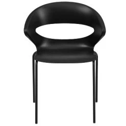 Flash Furniture HERCULES Series 440 Lb. Capacity Black Stack Chair -Home Style Deals Store GUEST 57451e33 c11b 419a 8414 b56400b90151