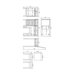 Silver Lattice Vanity Set - Linon -Home Style Deals Store GUEST 5763eacf c552 4ad2 a8ca 22360aec89b8