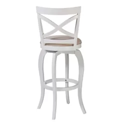 25" Ellendale Wood Counter Height Barstool White - Hillsdale Furniture