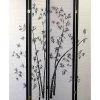 4 Panel Room Divider Bamboo - Ore International