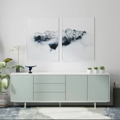 Glenwillow Home Atlas 78" X 28" Highboy Modern TV Stand Cabinet And Sideboard -Home Style Deals Store GUEST 5b8aa31e 31db 4e06 8068 2c81f3bffdc9