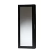 Pontus Wood Wall-Mountable Jewelry Armoire With Mirror - Baxton Studio