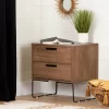 Slendel 2 Drawer Nightstand Light Brown - South Shore