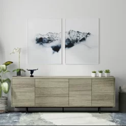 Glenwillow Home Atlas 78" X 28" Highboy Modern TV Stand Cabinet And Sideboard -Home Style Deals Store GUEST 5fee9758 f385 4dfc 872d 126ec3b8d9df