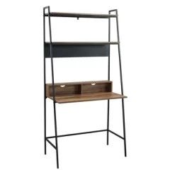 36" Writing Desk With Open Storage Ladder Bookshelf - Saracina Home -Home Style Deals Store GUEST 62238f92 a3f2 4932 b53f 1b8c4ab359c8
