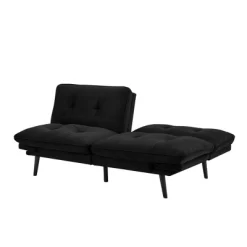 Finley Convertible Futon Sofa Bed Black - Serta -Home Style Deals Store GUEST 62d1a0d2 9609 44bf acf2 7018fd833c05