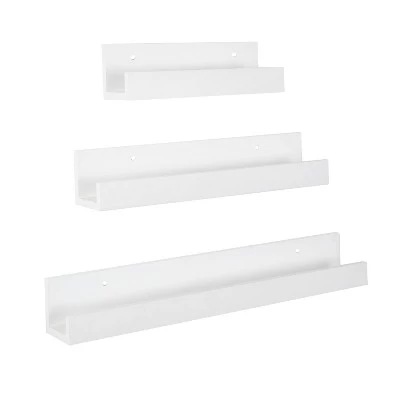 3pc Levie Wooden Picture Ledge Wall Shelf Set - Kate & Laurel All Things Decor 5 3pc Levie Wooden Picture Ledge Wall Shelf Set - Kate & Laurel All Things Decor - Image 5