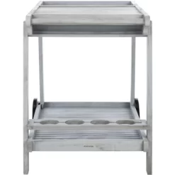 Orland Tea Trolley - Grey - Safavieh -Home Style Deals Store GUEST 6393771a 6055 43de b375 a66ae14eca00
