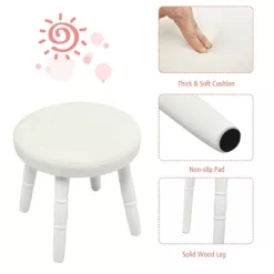 Costway Kids Vanity Makeup Table & Chair Set Make Up Stool Play Set For Children -Home Style Deals Store GUEST 64dd5369 5837 4010 a2bf 6137e47677c8