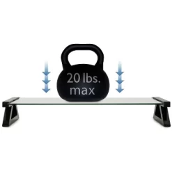 Mount-It! USB Monitor Stand And Laptop Stand | Glass Desk Riser With 3 USB Hub Ports | 20 Lbs. Weight Capacity -Home Style Deals Store GUEST 658b8ce1 ecd1 4bc3 b767 e9ec99f6f798